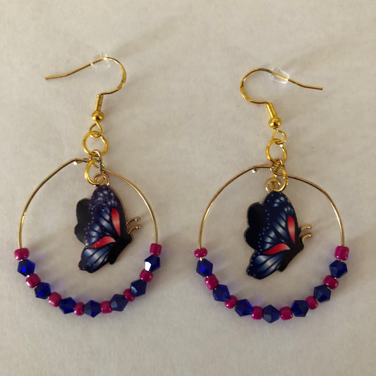 Butterfly earrings