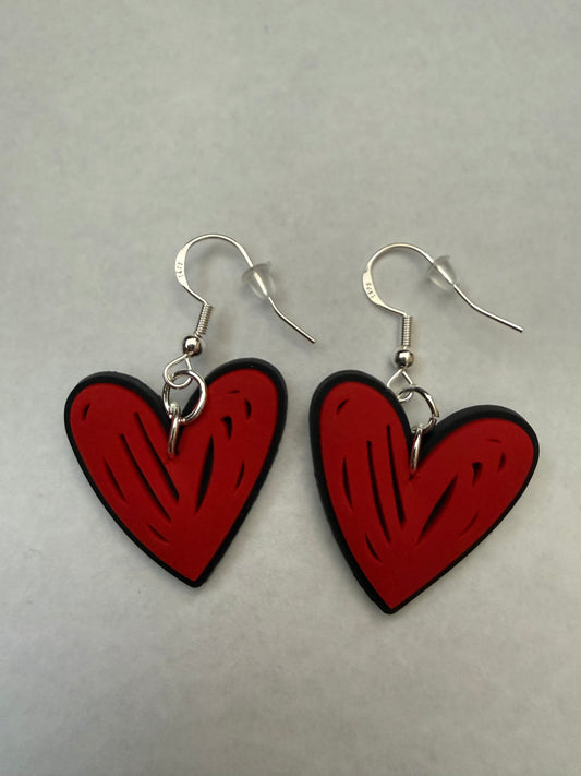 Heart Love earrings