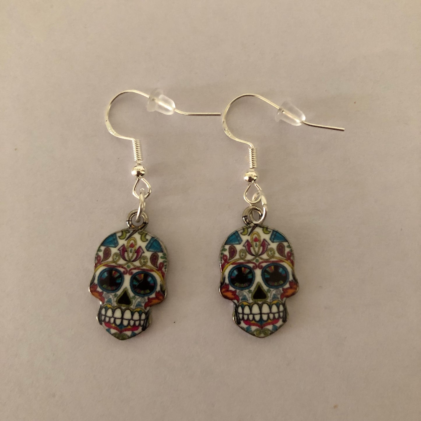 Día De Muertos Skull Calavera Earrings