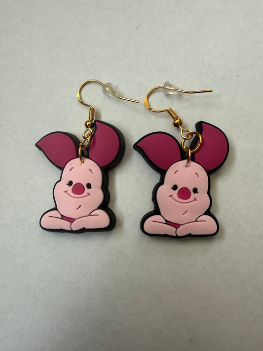 Winnie the Pooh Piglet earrings