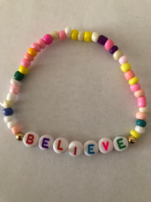 Believe bracelet