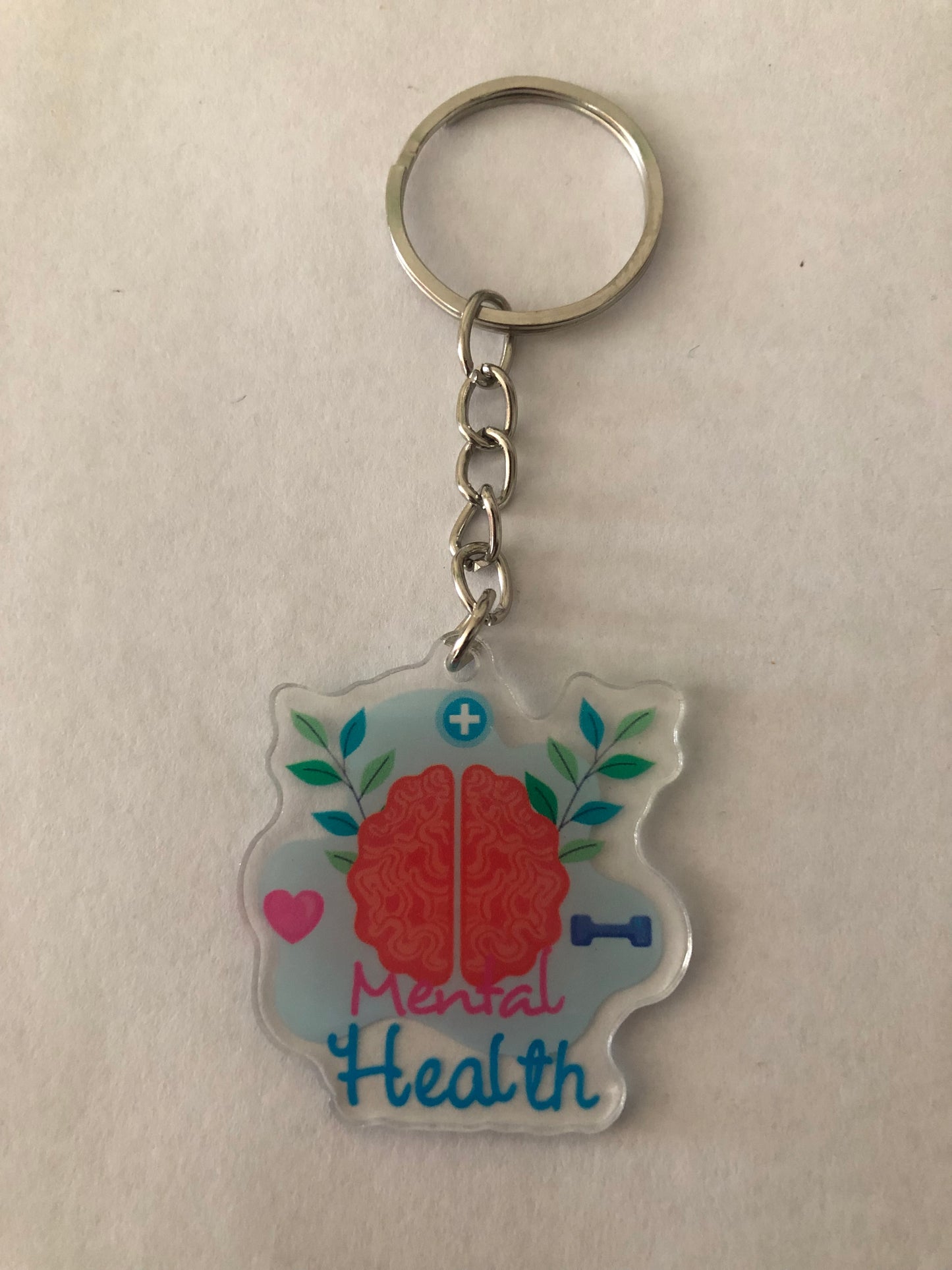 Mental health keychain
