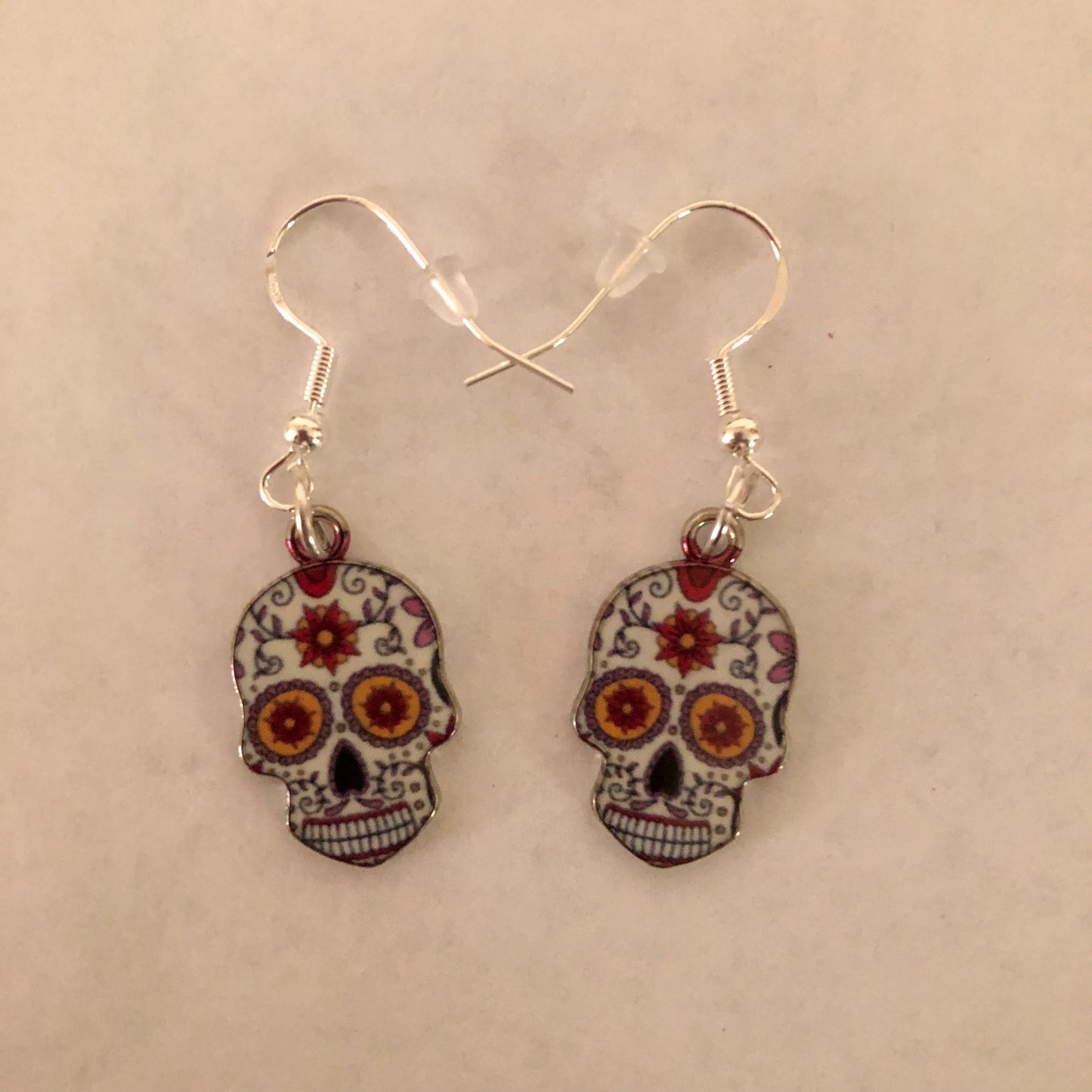 Día De Muertos Skull Calavera Earrings