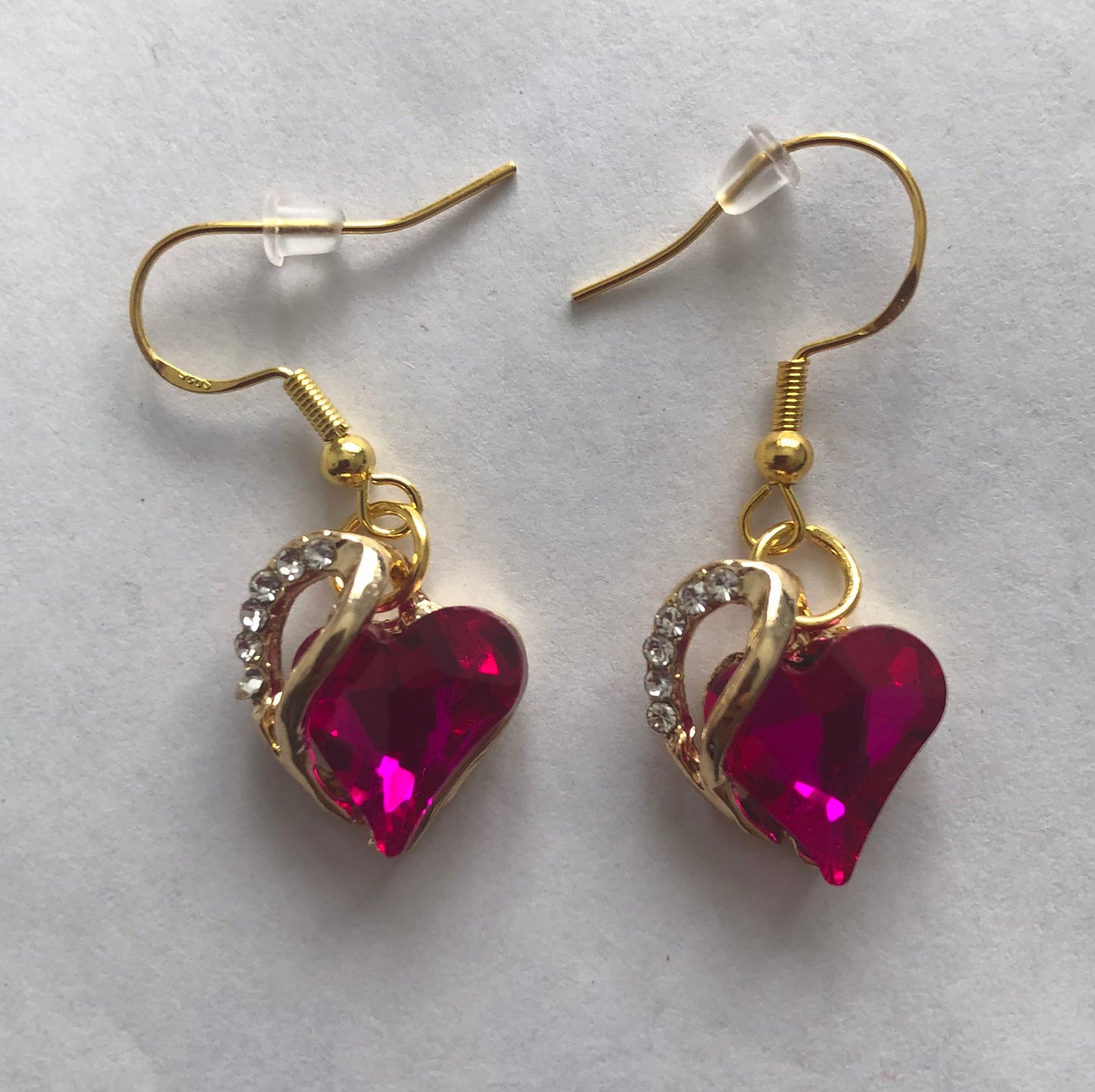 Heart-shaped earrings