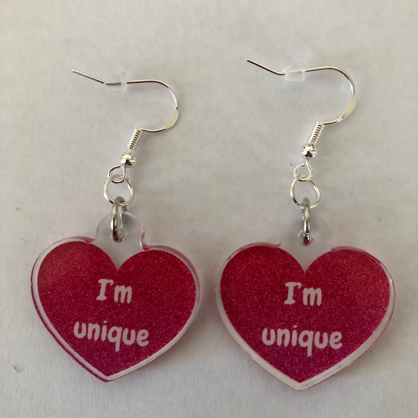 Valentine’s Day I’m unique earrings