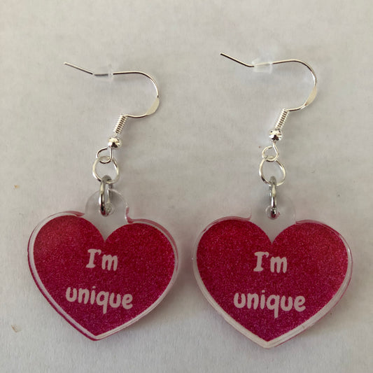 I’m unique earrings