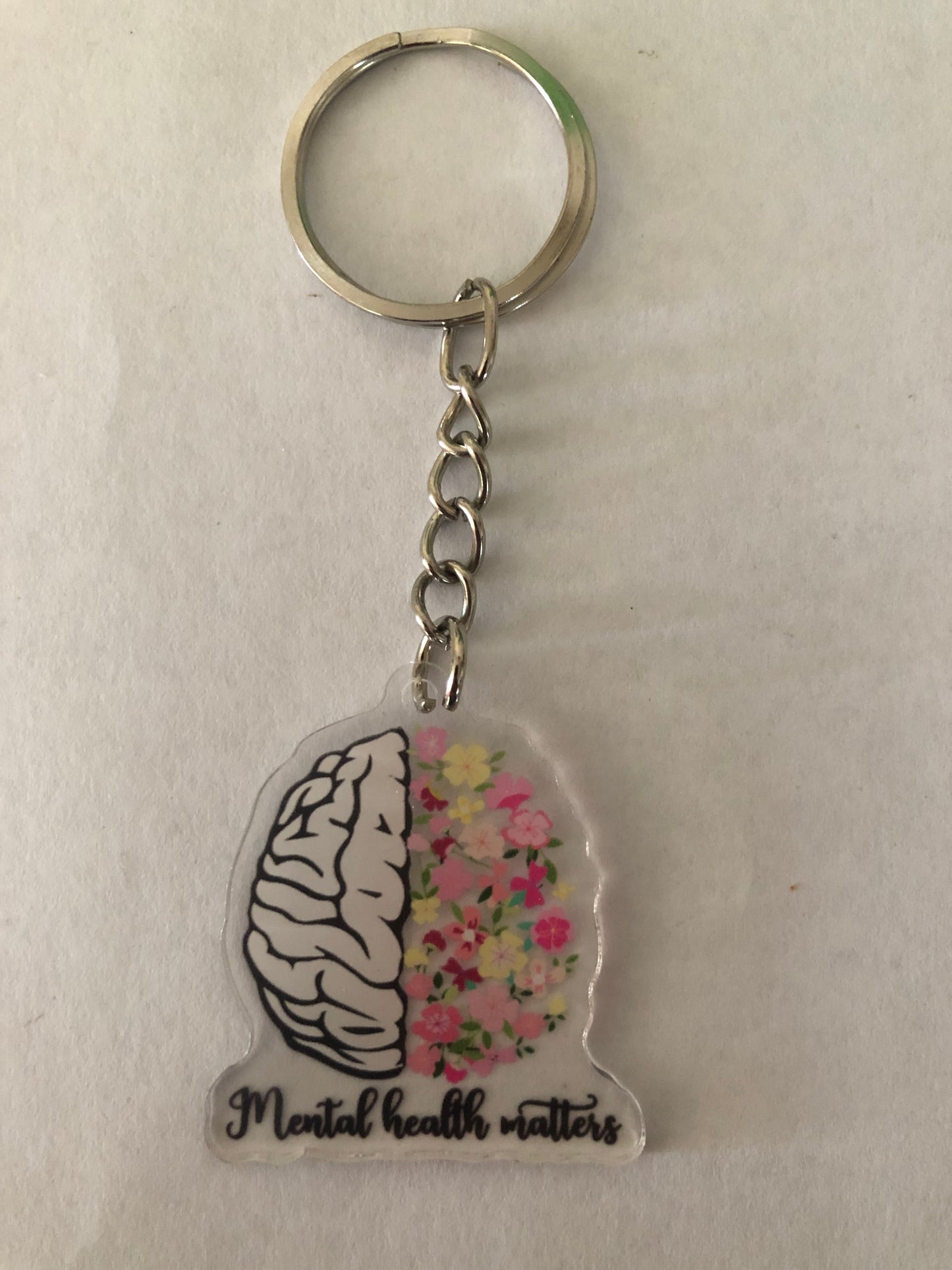 Mental health matters keychain