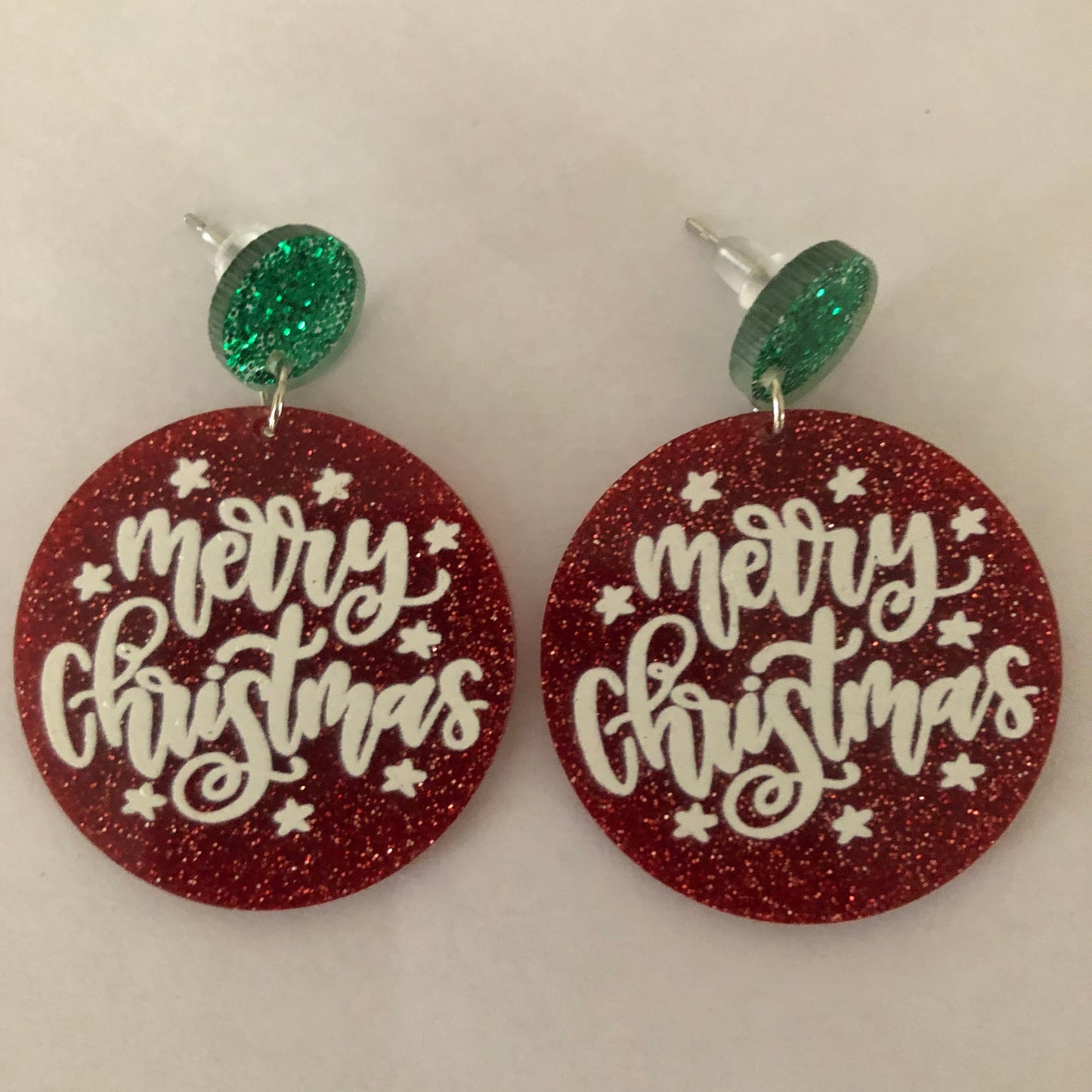 Merry Christmas earrings