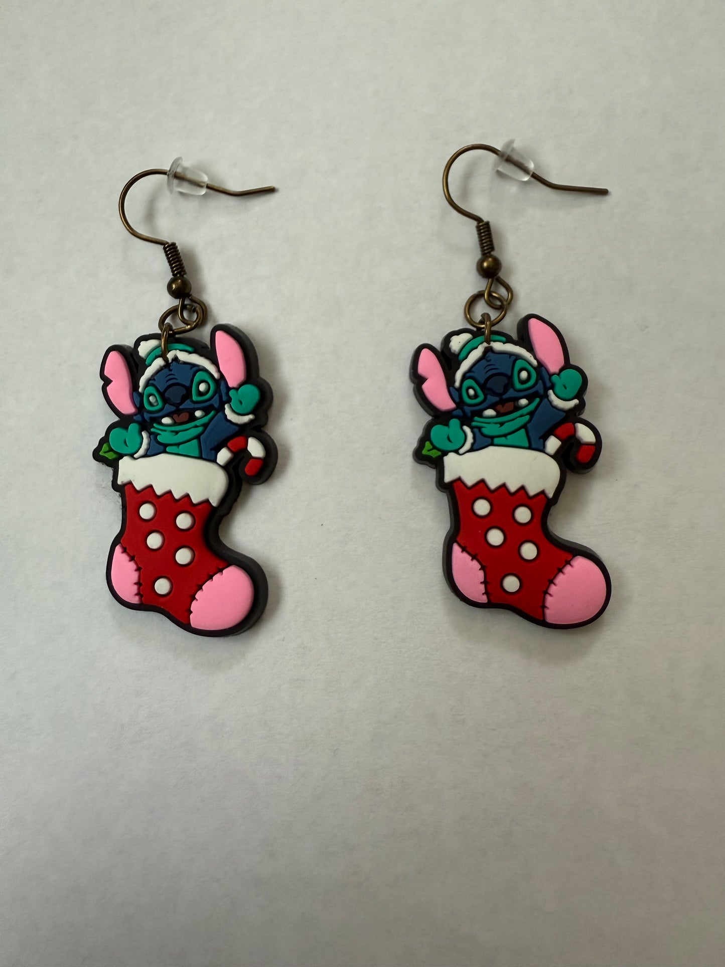 Christmas Stitch earrings
