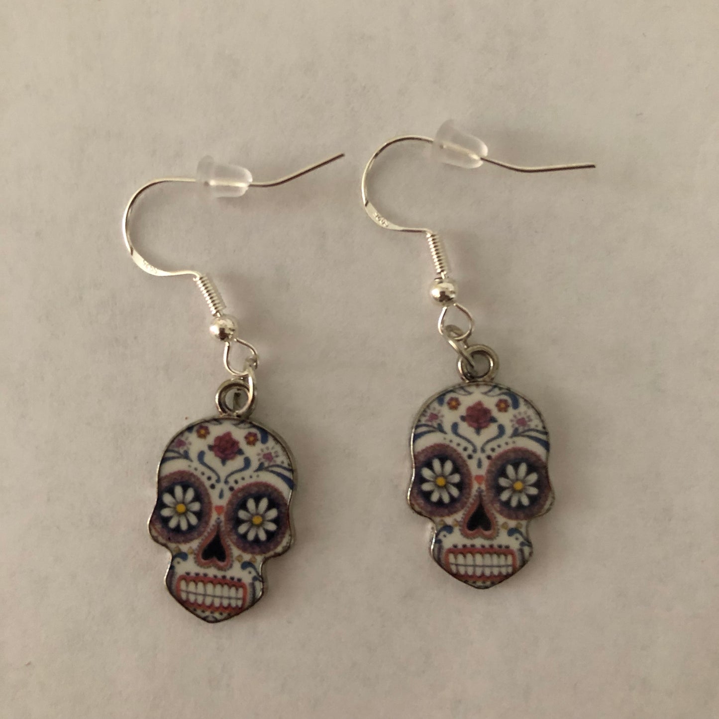 Día De Muertos Skull Calavera Earrings