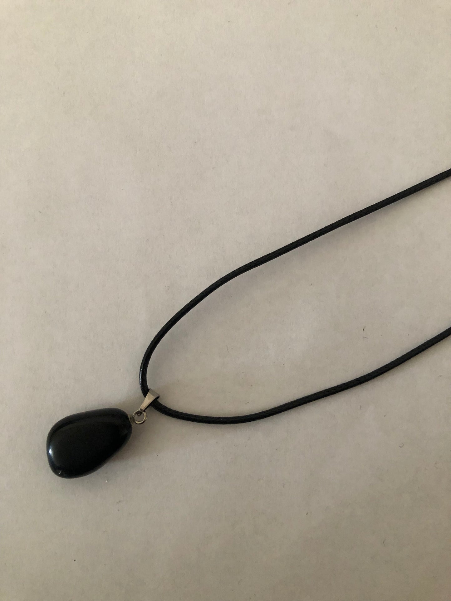 Crystal healing necklace