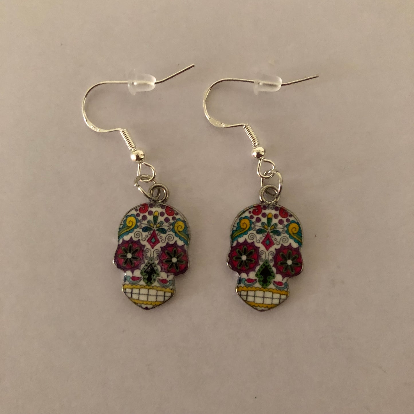 Día De Muertos Skull Calavera Earrings