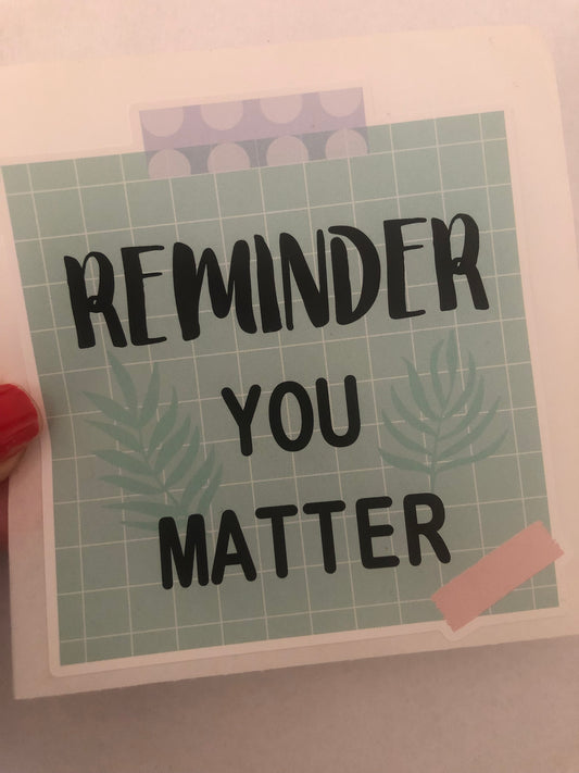 You matter sticker
