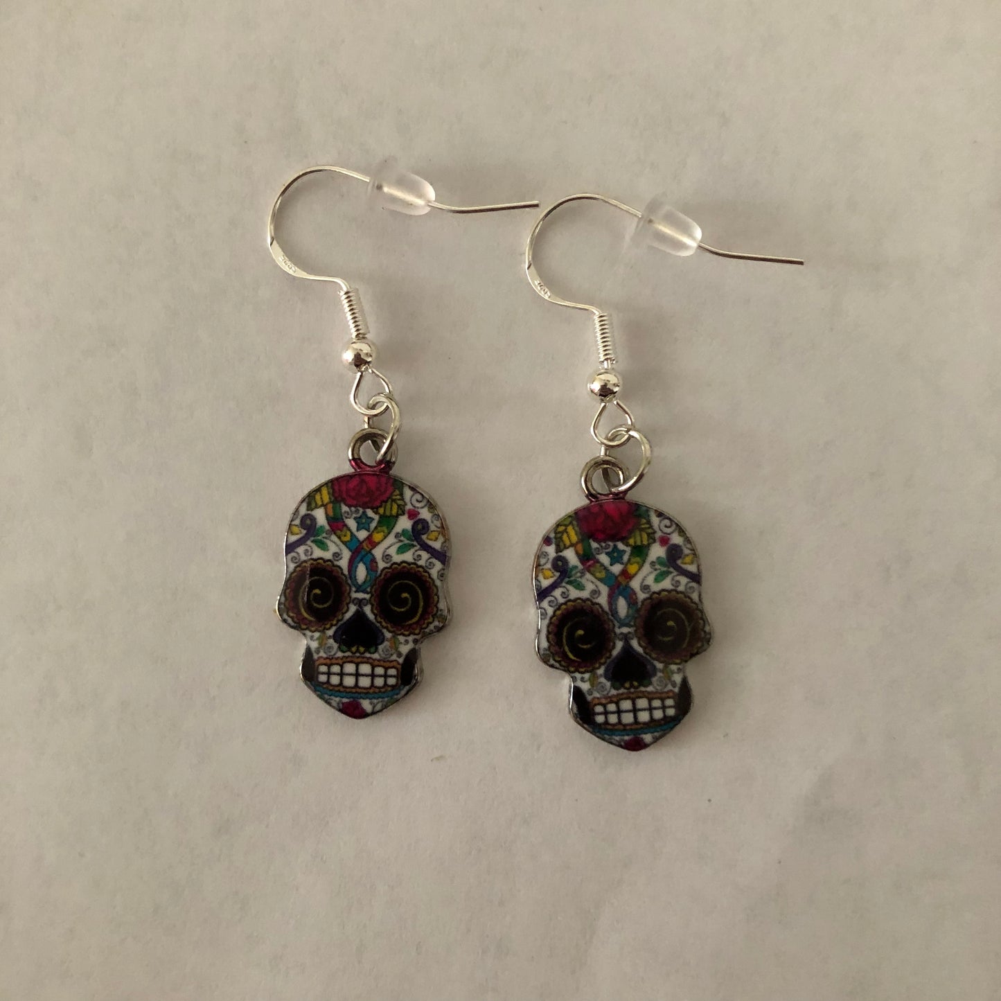 Día De Muertos Skull Calavera Earrings