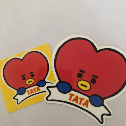 Tata sticker BT21 Group