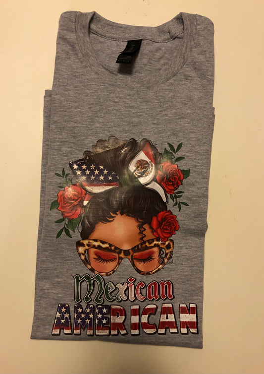 Mexican American Unisex short-sleeve shirt