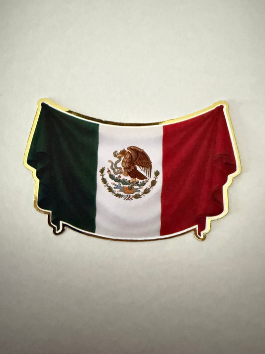 Mexican Flag Cut Out Graduation Leis Topper