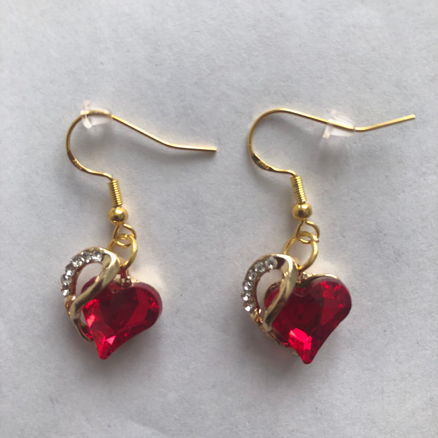 Heart-shaped earrings