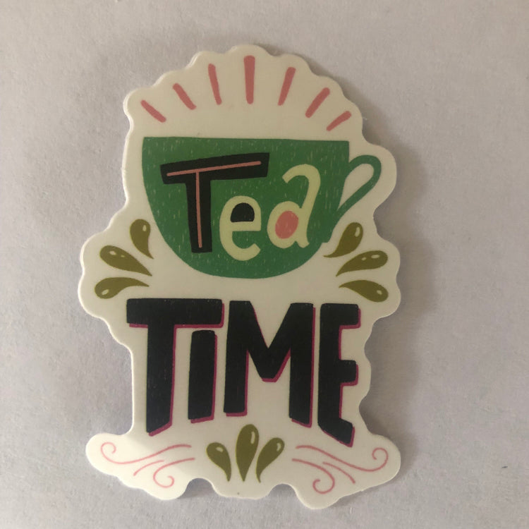 Tea time sticker
