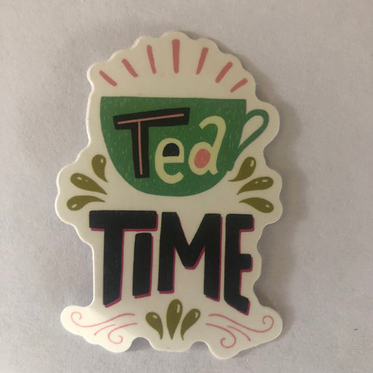 Tea time sticker