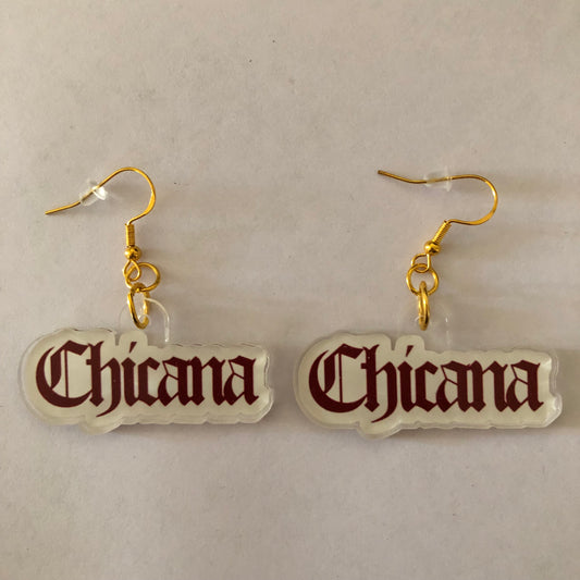 Chicana earrings