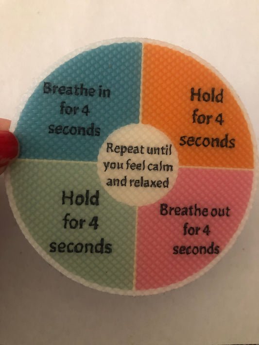 Sensory sticker for anxiety relief