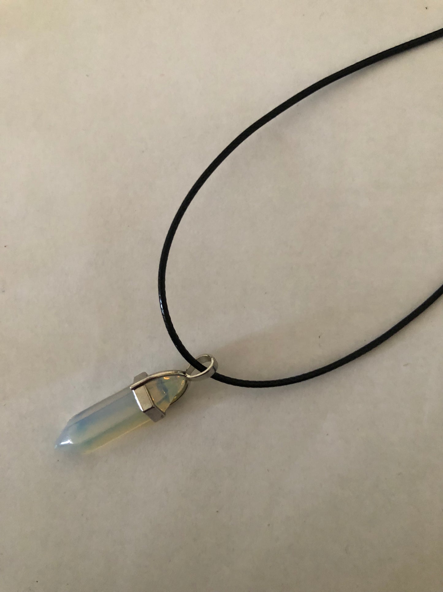 Crystal healing necklace