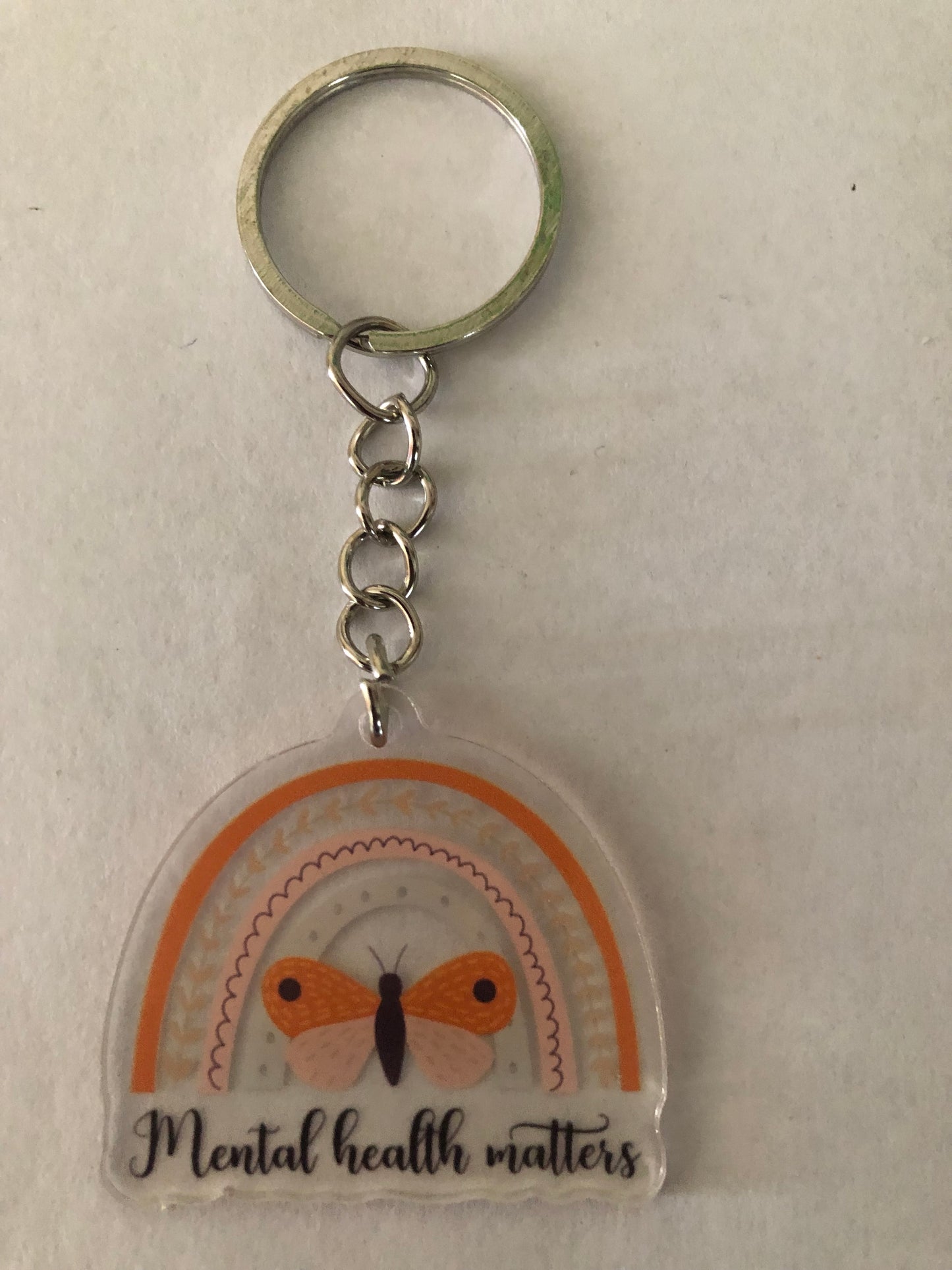 Mental health matters keychain