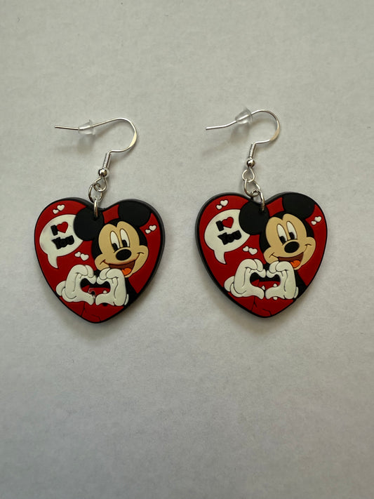 Mickey Mouse Love earrings