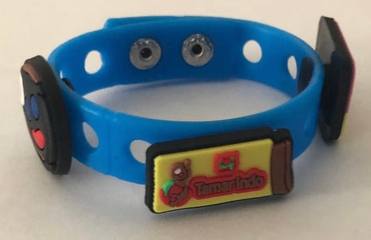 Paleta Payaso, Pulparindo & Duvalin shoe charm bracelet | Latino, Mexican, and Chicano charms