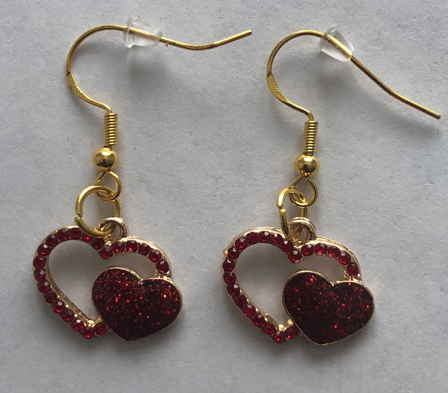Heart-shaped earrings