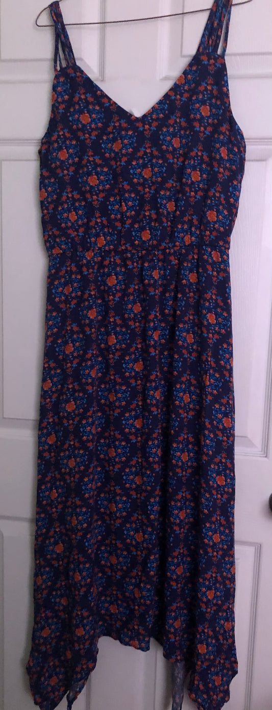 Floral Sleeveless Long Dress