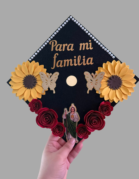 Class of 2026 Graduation San Judas Tadeo cap topper