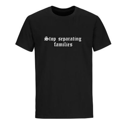 Stop separating families unisex short-sleeve T-shirt
