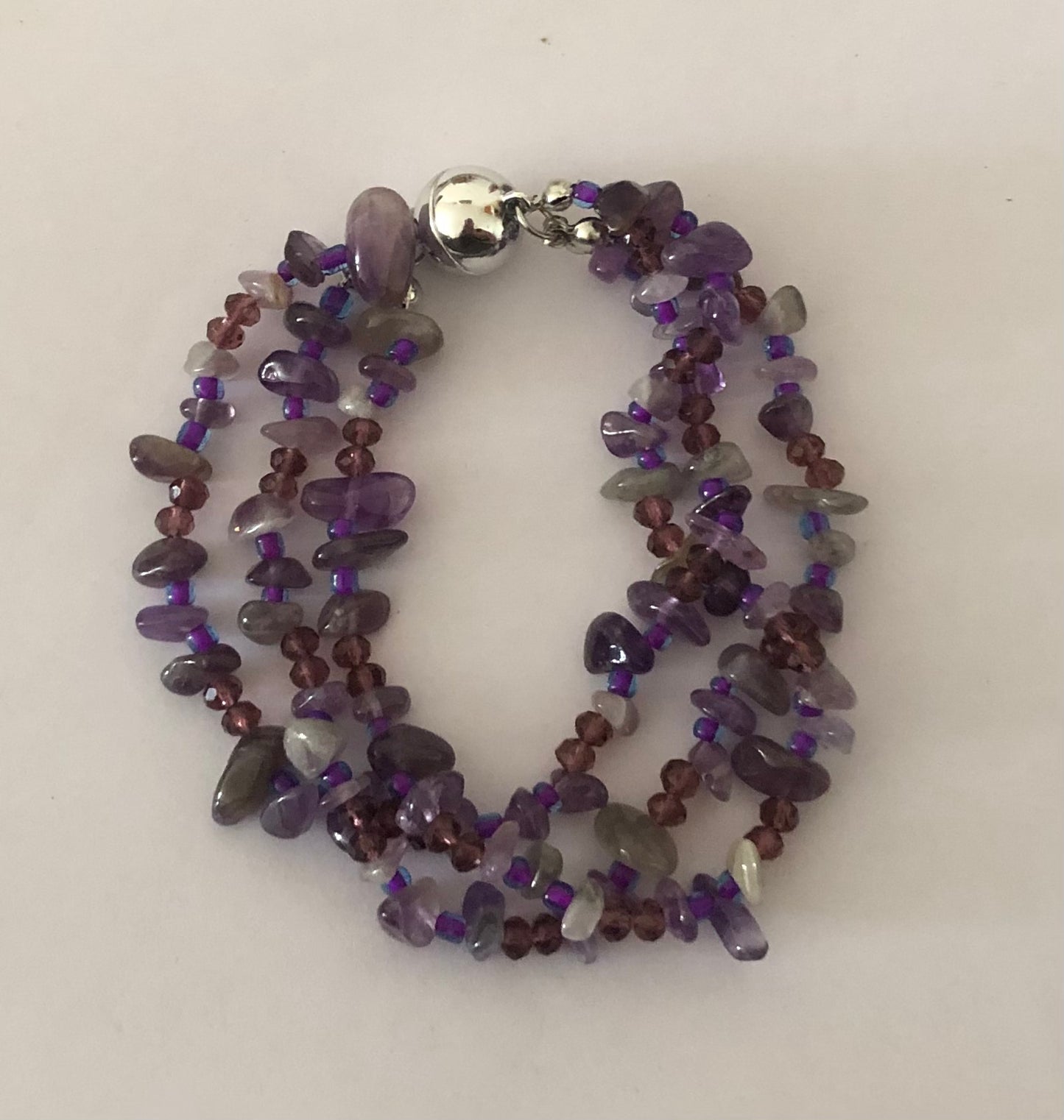 Triple strand bracelet