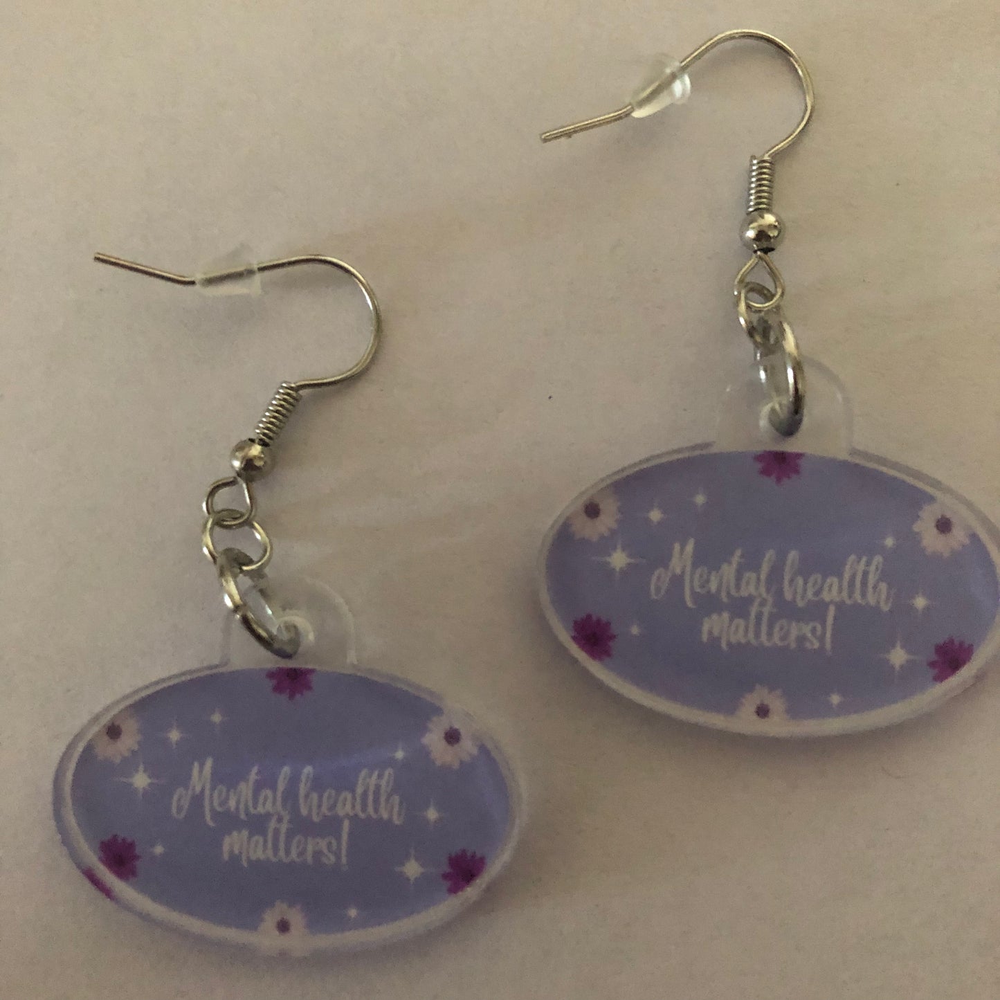 Mental health matters earrings