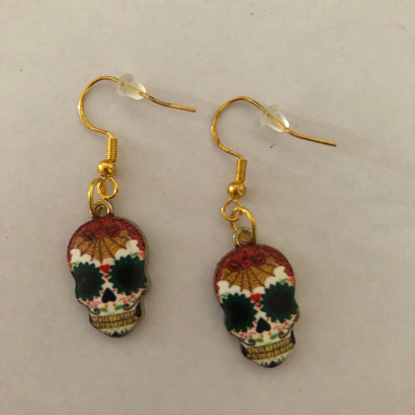 Día De Muertos Skull Calavera Earrings