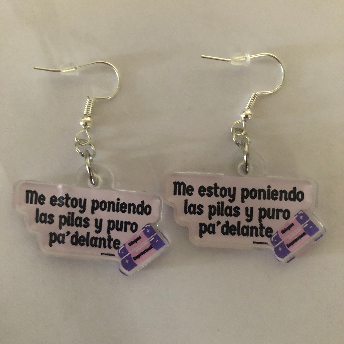 Me estoy poniendo las pilas y puro pa’delante - Chingona Empowerment earrings