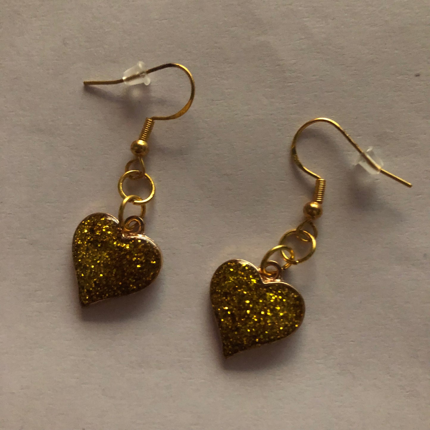 Valentine’s Day heart-shaped earrings