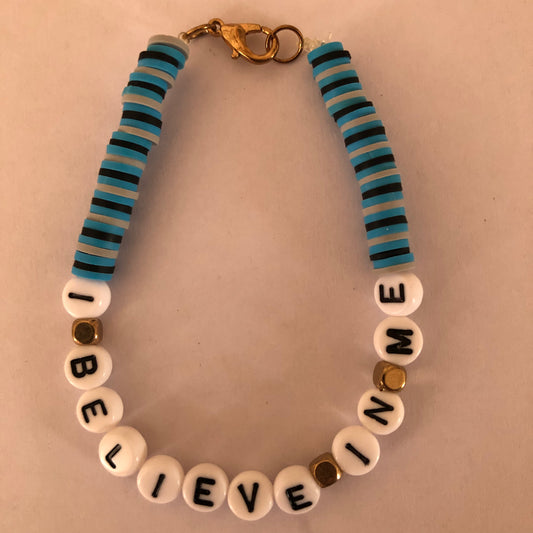 I Believe in Me bracelet