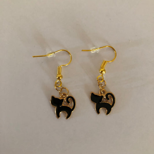 Halloween Spooky Cat Earrings