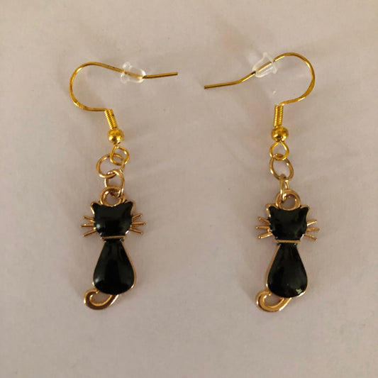 Halloween Spooky Cat Earrings