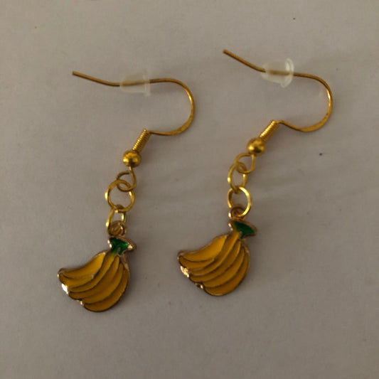 Banana earrings