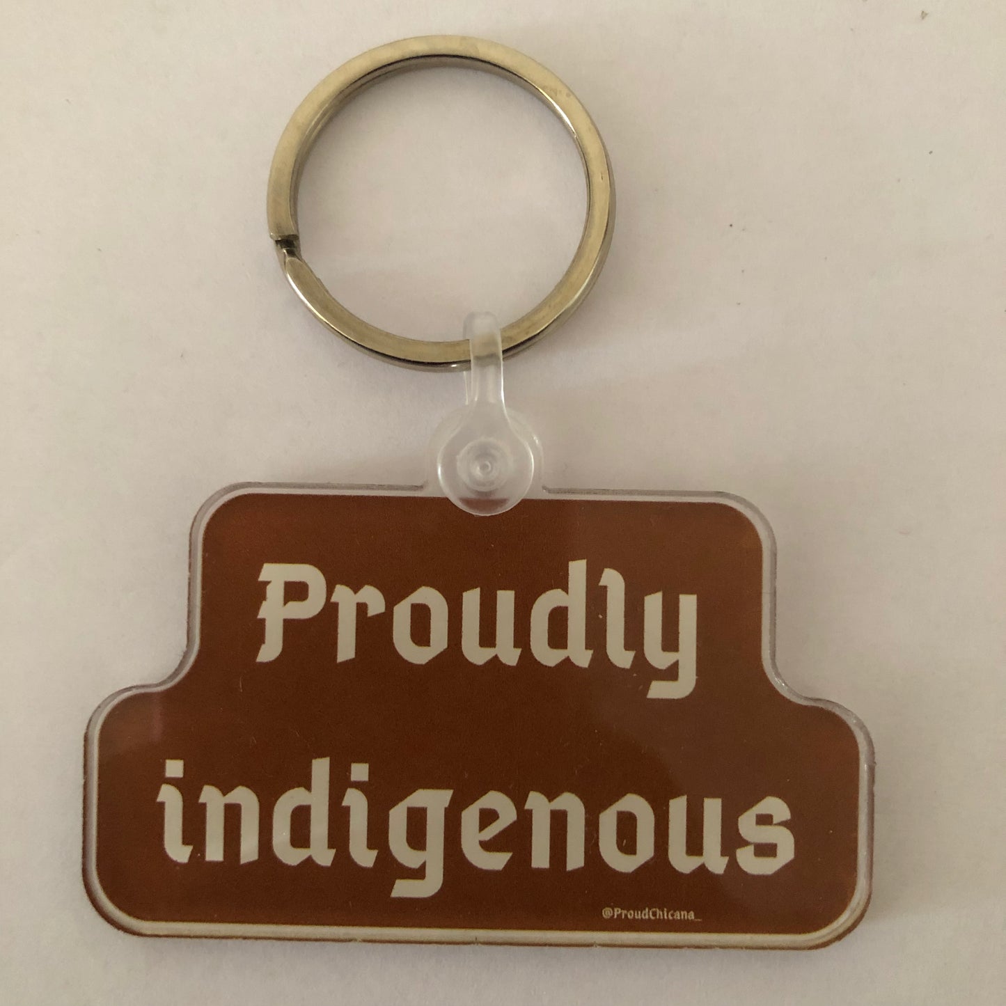 Proudly indigenous keychain