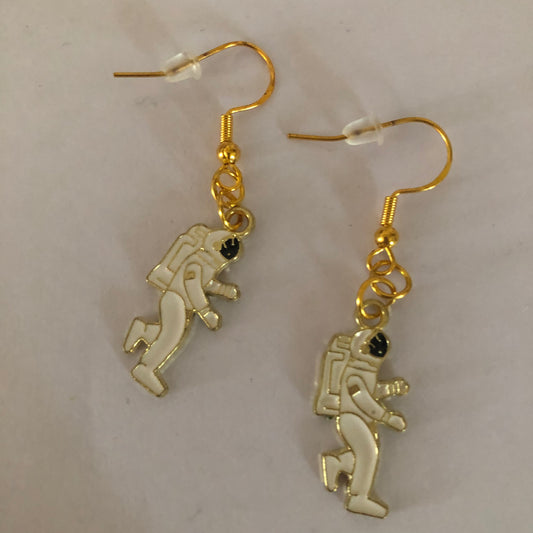 Astronaut earrings