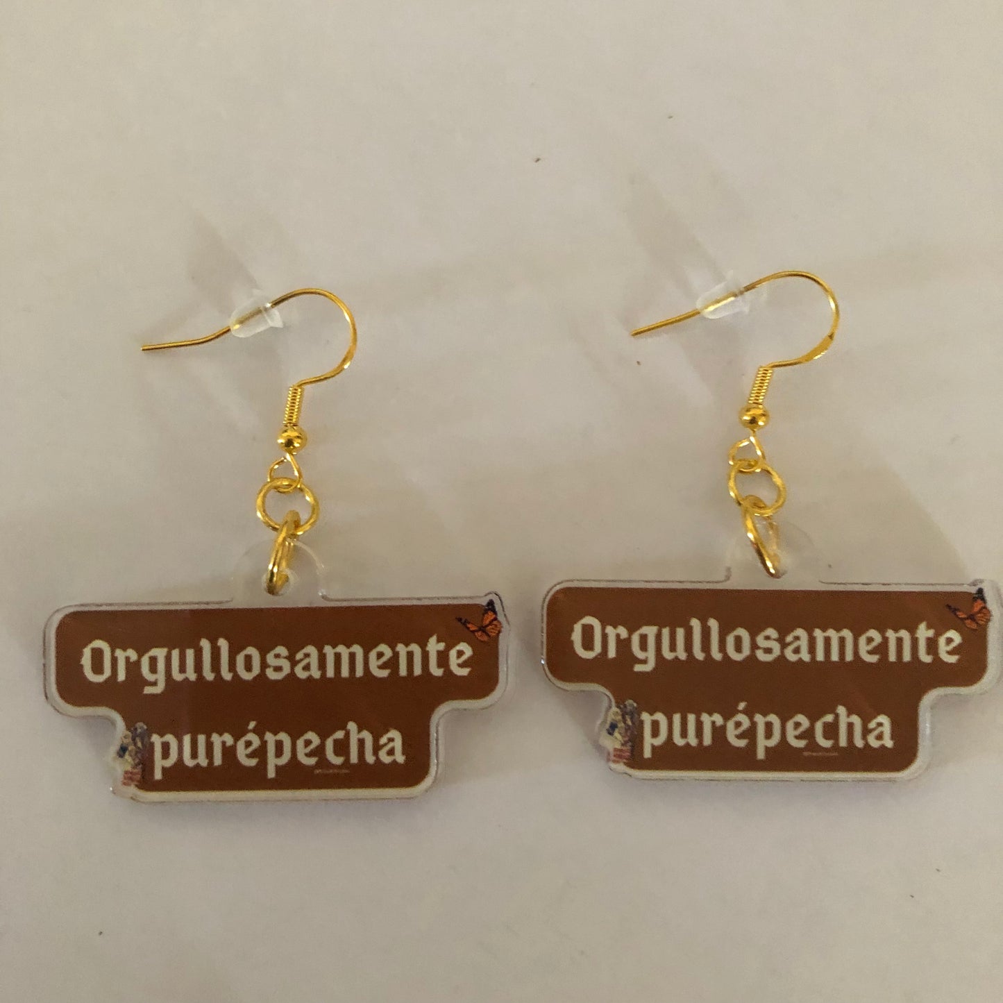 Orgullosamente purépecha earrings