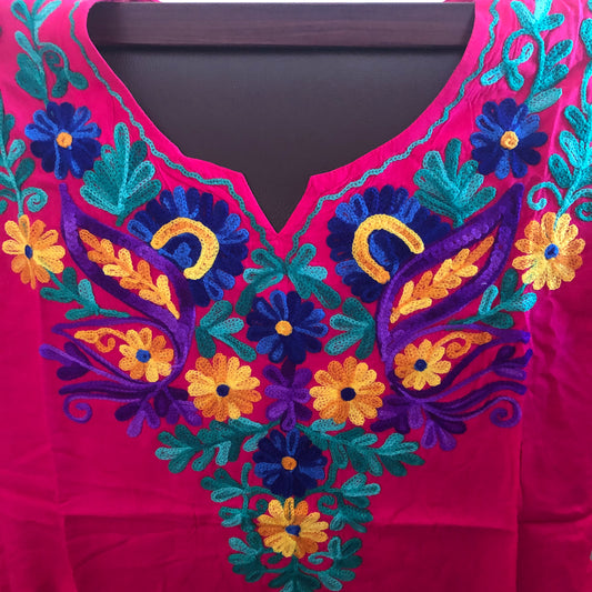 Mexican embroidered shirt Blusa bordada mexicana