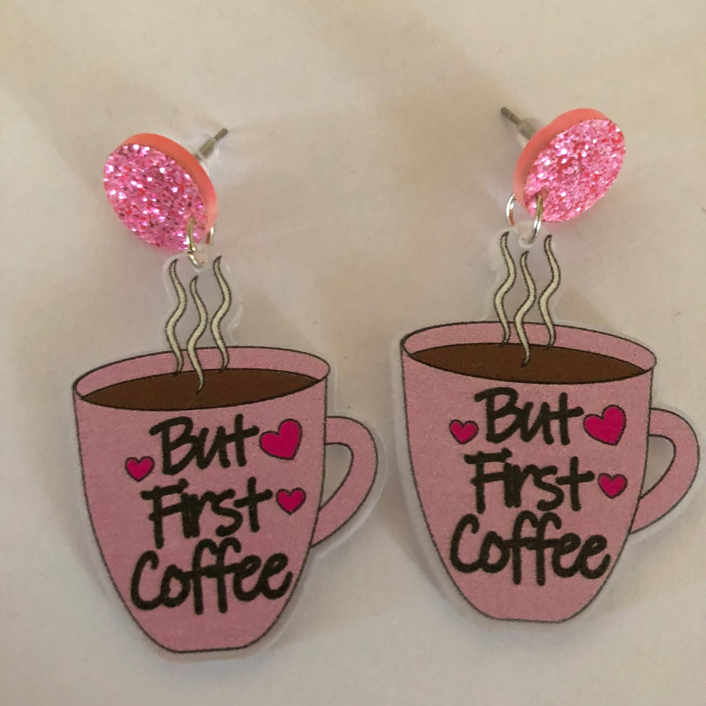 But first coffee earrings