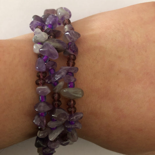 Triple strand bracelet