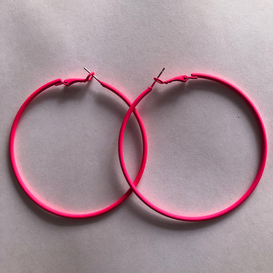 Colorful Big y2k Hoop Earrings